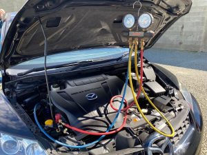 Automotive air conditioning diagnosis